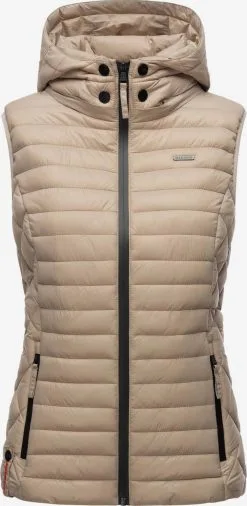 Marikoo Bodywarmers Bodywarmer Hasenpfote Dames Lichtbruin -Groot Warenhuis Marikoo a9578975924fcdea01669f45cb528789
