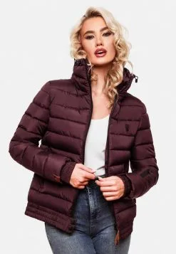 Marikoo Winterjassen Winterjas Poison Dames Bordeaux -Groot Warenhuis Marikoo ad501b7b6f69743de6f148b4943fbfbb