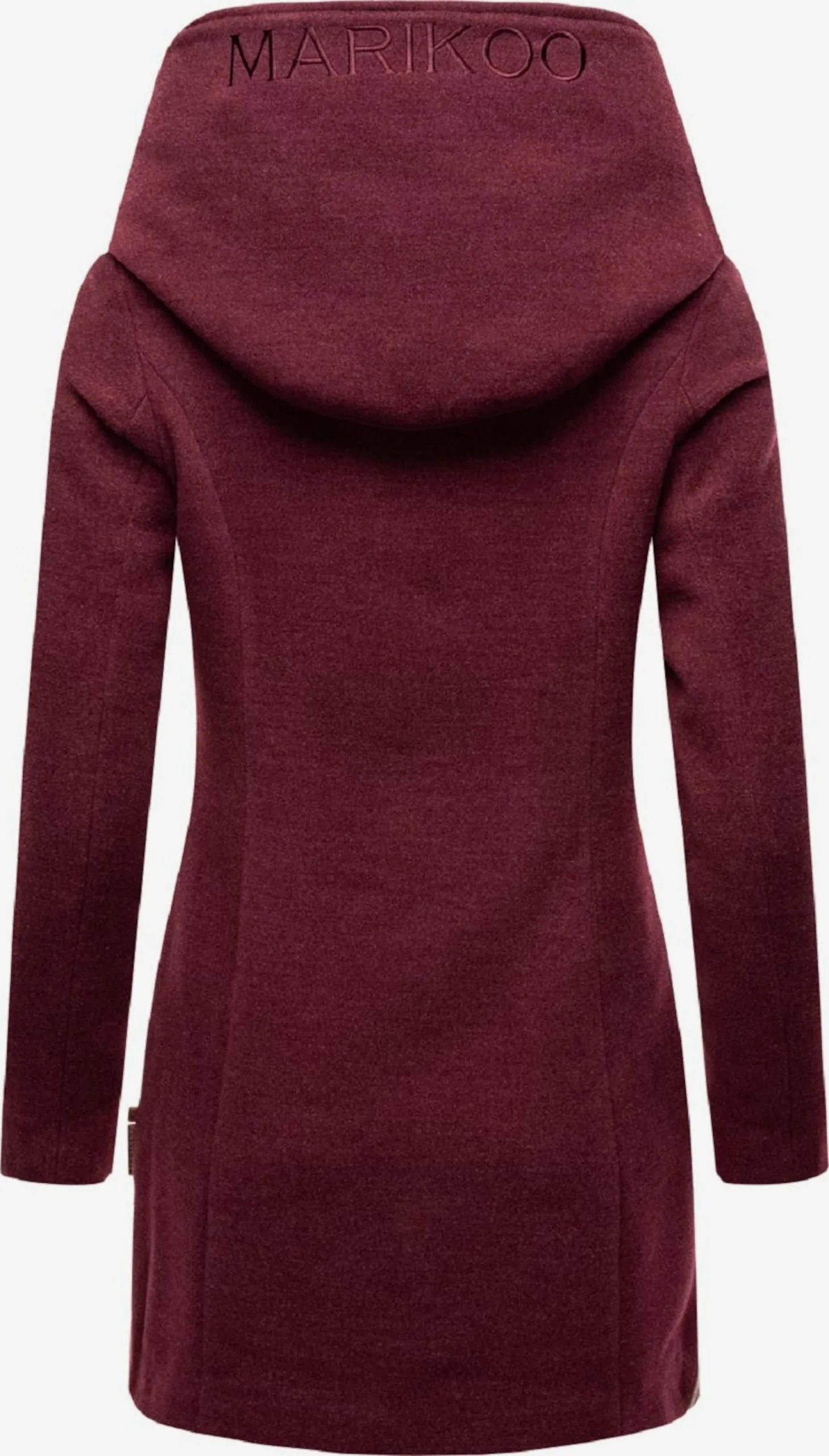 Marikoo Wintermantels Wintermantel Maikoo Dames Bordeaux 5 Marikoo Wintermantels Wintermantel Maikoo Dames Bordeaux - Afbeelding 3