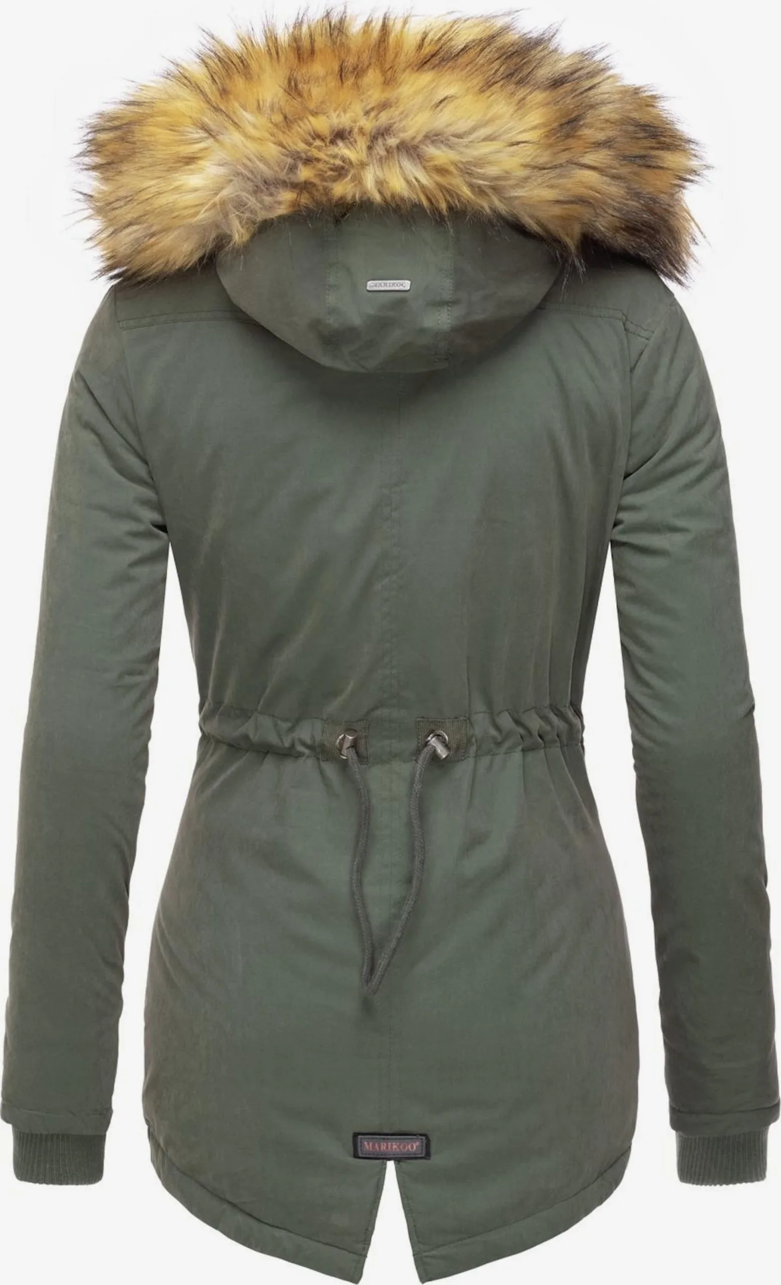 Marikoo Parkas Winterparka Akira Dames Olijfgroen 4 Marikoo Parkas Winterparka Akira Dames Olijfgroen - Afbeelding 2
