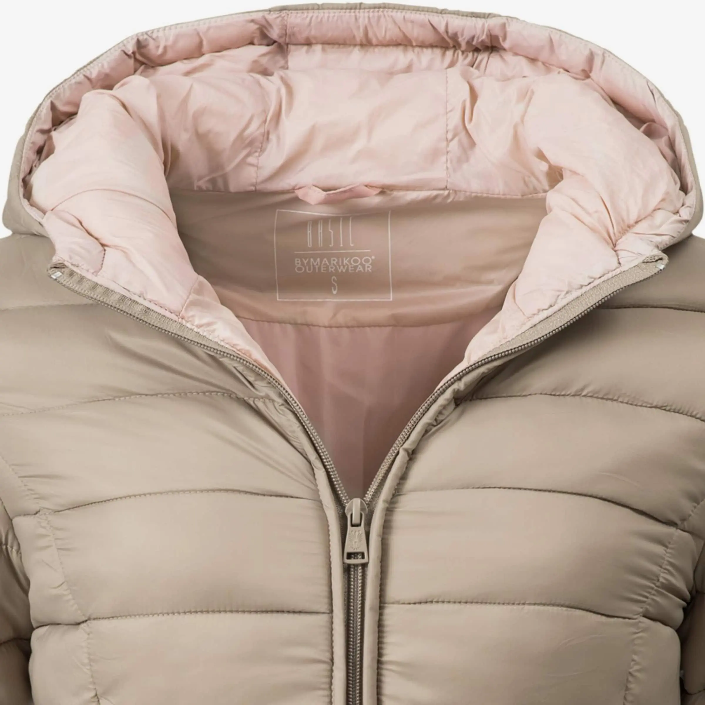 Marikoo Outdoor Jassen Functionele Jas Dames Lichtbeige 6 Marikoo Outdoor Jassen Functionele Jas Dames Lichtbeige - Afbeelding 4