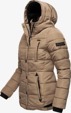 Marikoo Gewatteerde Jassen Winterjas Lotusblüte Dames Bruin -Groot Warenhuis Marikoo ba46f167812a248a87b23555fc71657b