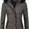 Marikoo Winterjassen Winterjas Unique Dames Antraciet -Groot Warenhuis Marikoo ba73aaa2b43ffeeaa21b03d8252cd03c