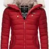 Marikoo Winterjassen Winterjas Nasriin Dames Rood