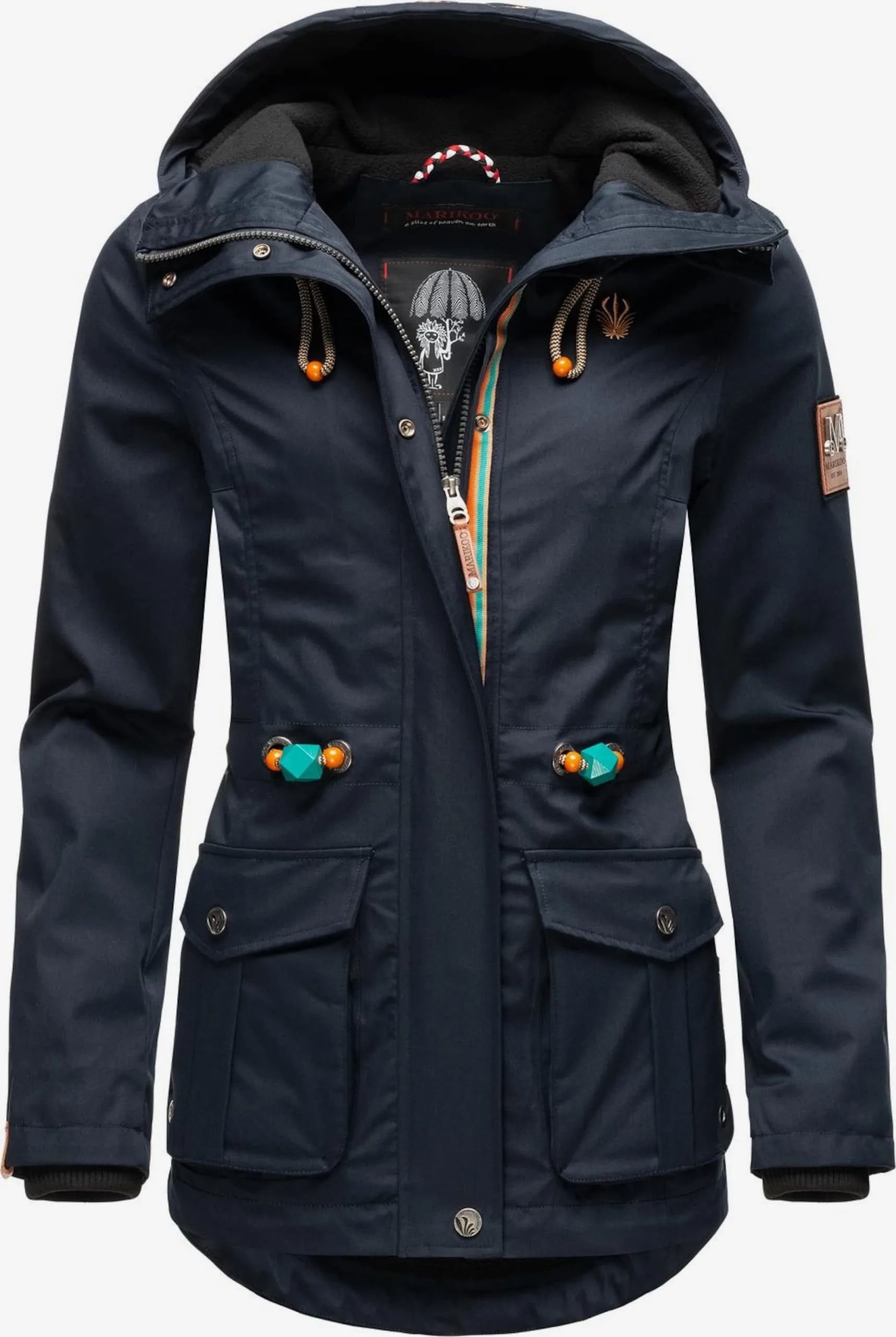 Marikoo Tussenjassen Tussenjas Babetaa Dames Marine 5 Marikoo Tussenjassen Tussenjas Babetaa Dames Marine - Afbeelding 3