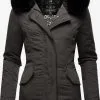 Marikoo Parkas Winterparka Karmaa Dames Antraciet