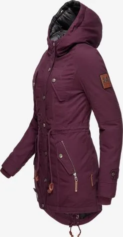 Marikoo Parkas Winterparka Dames Wijnrood -Groot Warenhuis Marikoo c4e2cab956e89f2738977e78ee72fecb