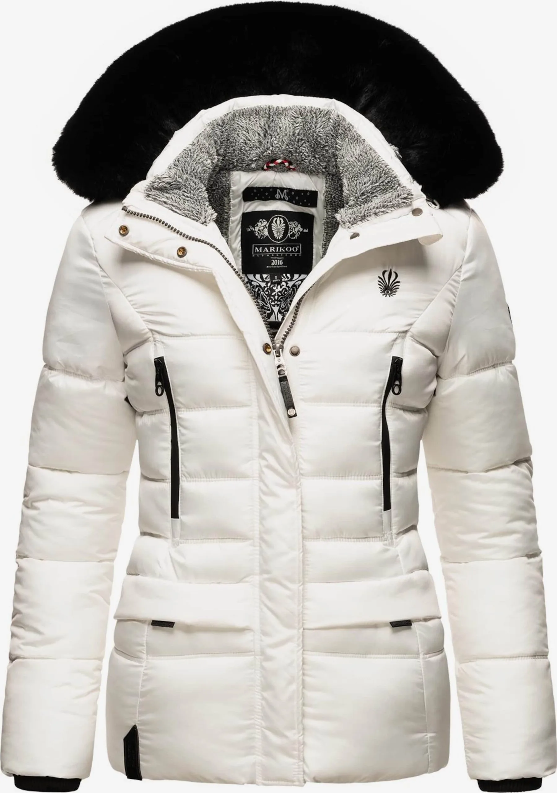 Marikoo Winterjassen Winterjas Loveleen Dames Wit 3 Marikoo Winterjassen Winterjas Loveleen Dames Wit