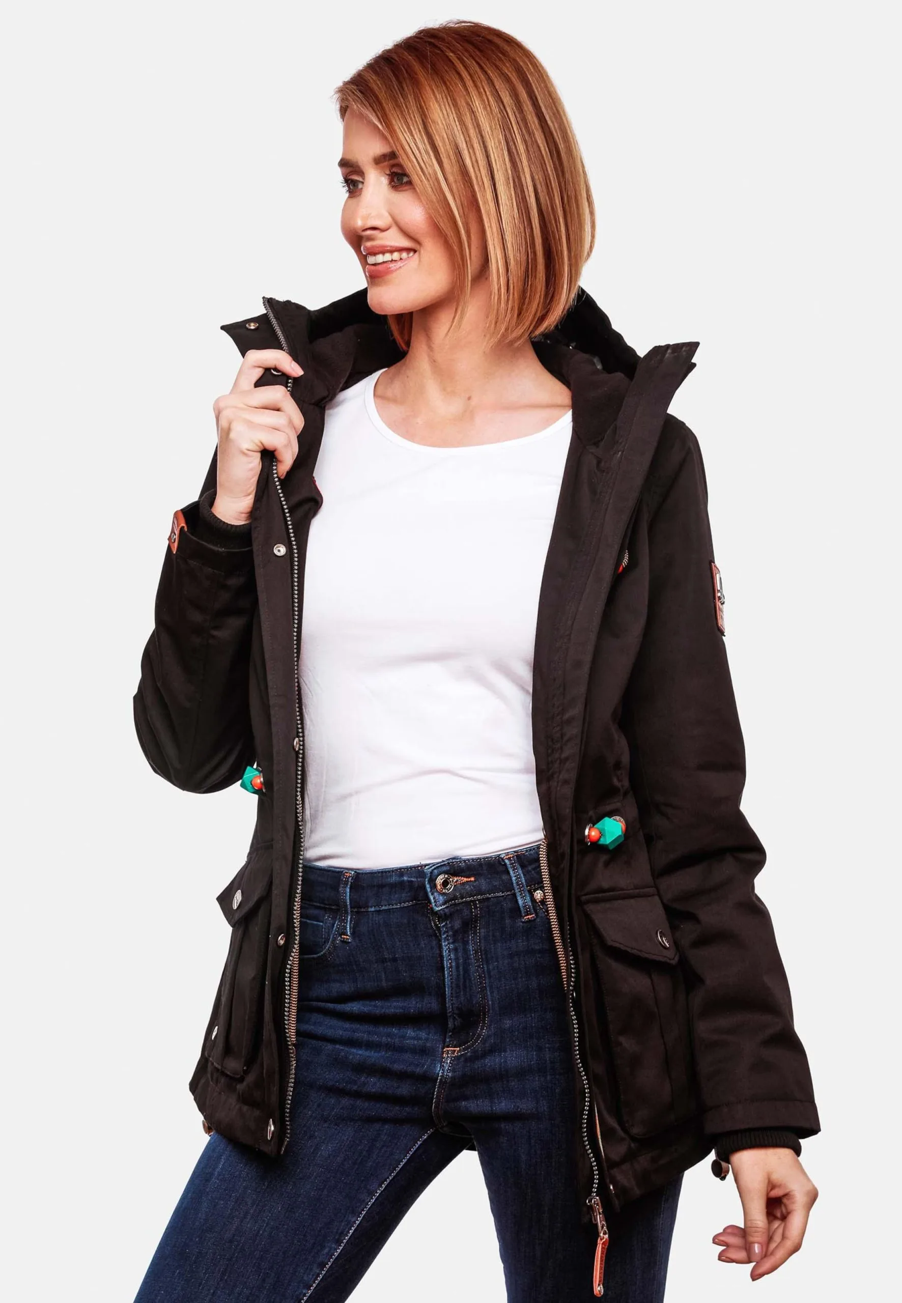 Marikoo Tussenjassen Tussenjas Babetaa Dames Zwart 9 Marikoo Tussenjassen Tussenjas Babetaa Dames Zwart - Afbeelding 7