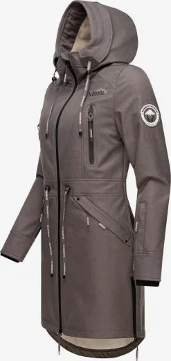 Marikoo Parkas Tussenparka Dames Donkergrijs -Groot Warenhuis Marikoo caa370b22575e2ebc240f79b44623959