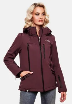 Marikoo Winterjassen Winterjas Dames Bordeaux -Groot Warenhuis Marikoo cc5e47906a03fbcb6863407368a65b65