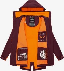 Marikoo Outdoor Jassen Functionele Jas Soulinaa Dames Bordeaux -Groot Warenhuis Marikoo cc6969a175d7d3a082a618b4529f4a8f
