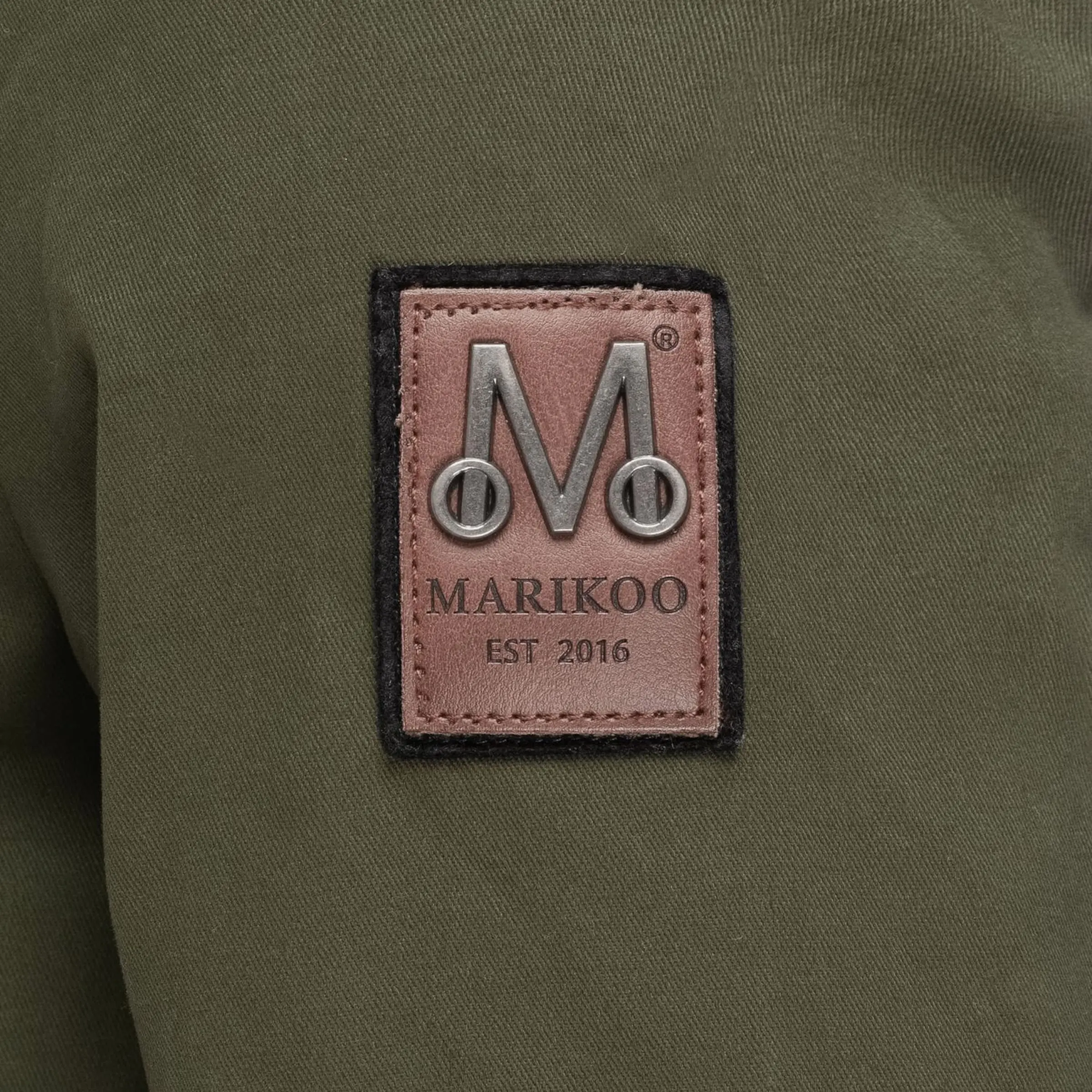 Marikoo Winterjassen Winterjas Bikoo Dames Kaki 8 Marikoo Winterjassen Winterjas Bikoo Dames Kaki - Afbeelding 6