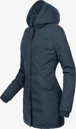 Marikoo Parkas Winterparka Karmaa Dames Donkerblauw -Groot Warenhuis Marikoo d0b0d1018e72703621f03af91c080733