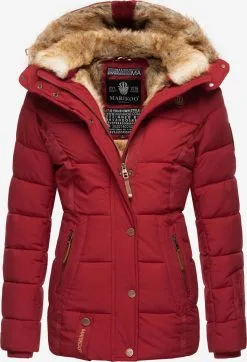 Marikoo Winterjassen Winterjas Nekoo Dames Rood