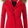 Marikoo Parkas Winterparka Akira Dames Rood -Groot Warenhuis Marikoo e35c6258844df0ec51ad9fa7c58b41e6