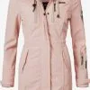Marikoo Regenmantels Functionele Mantel Zimtzicke Dames Oudroze