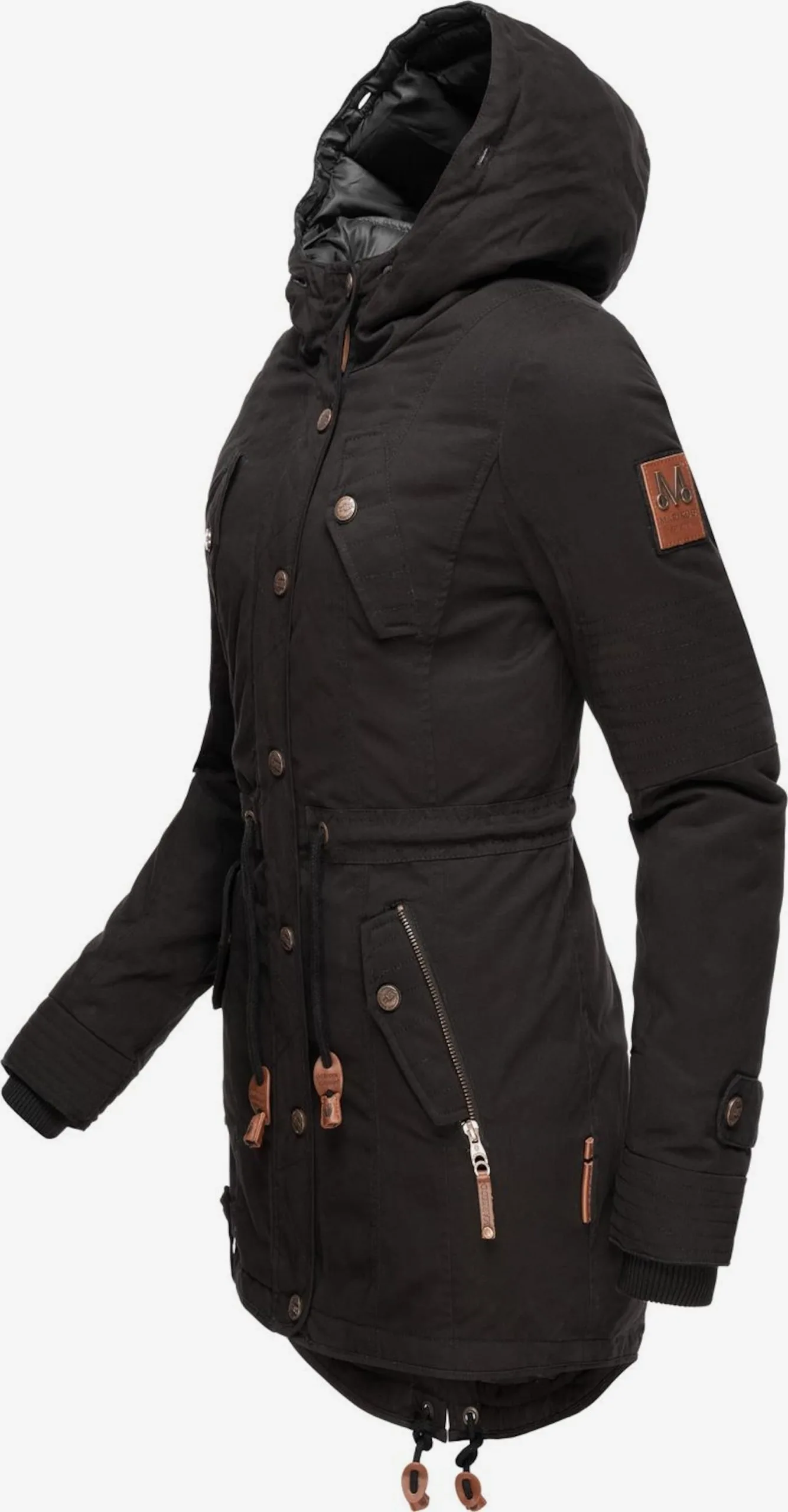 Marikoo Parkas Winterparka La Viva Dames Zwart 6 Marikoo Parkas Winterparka La Viva Dames Zwart - Afbeelding 4