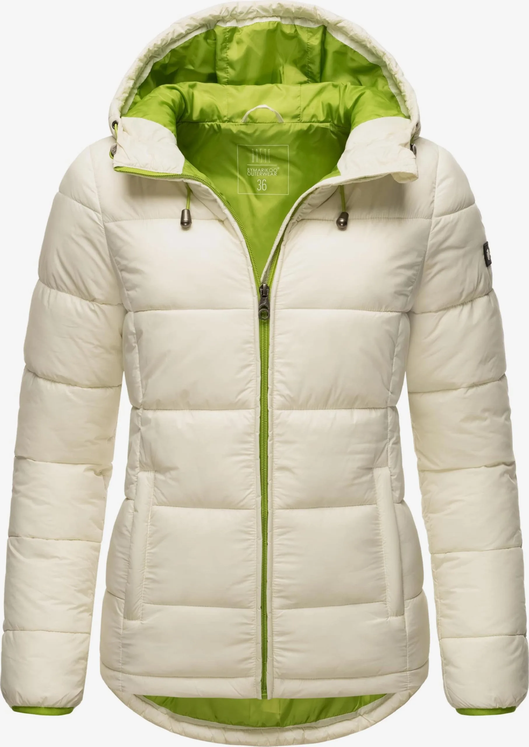 Marikoo Winterjassen Winterjas Leandraa Dames Wit 3 Marikoo Winterjassen Winterjas Leandraa Dames Wit