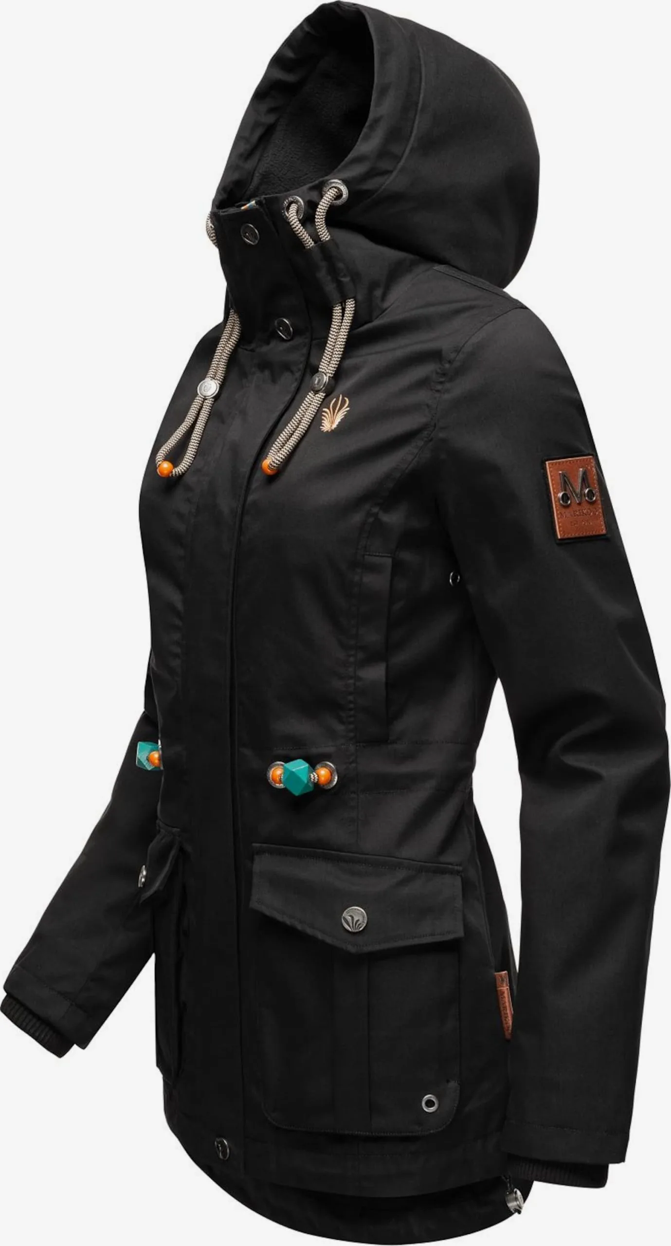 Marikoo Tussenjassen Tussenjas Babetaa Dames Zwart 5 Marikoo Tussenjassen Tussenjas Babetaa Dames Zwart - Afbeelding 3