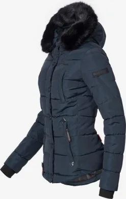 Marikoo Winterjassen Winterjas Lotusblüte Dames Donkerblauw -Groot Warenhuis Marikoo ed445598e2174249c2d69f32cc72fc32