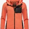 Marikoo Outdoor Jassen Fleece Jas Mount Iwaki Dames Oranje