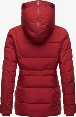 Marikoo Winterjassen Winterjas Nekoo Dames Rood -Groot Warenhuis Marikoo f22978266cdefe7bc58c7871604249db