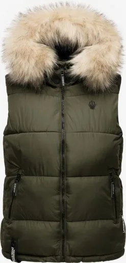 Marikoo Bodywarmers Bodywarmer Eisflöckchen Dames Olijfgroen -Groot Warenhuis Marikoo fa88ff87bf7d2d02978b9582d6c1ba40