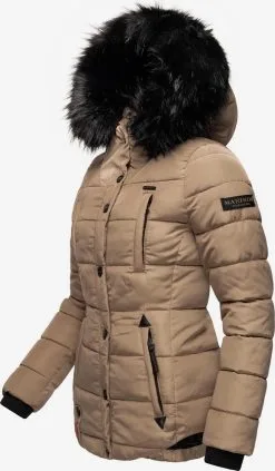 Marikoo Gewatteerde Jassen Winterjas Lotusblüte Dames Bruin -Groot Warenhuis Marikoo fcf79aecc80c5d91f143afdef9704e18