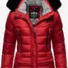 Marikoo Winterjassen Winterjas Loveleen Dames Rood -Groot Warenhuis Marikoo fd64fba6b011fd539bdb6429c3448ec7
