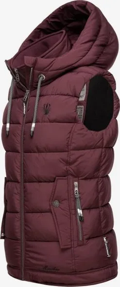 Marikoo Bodywarmers Bodywarmer Taisaa Dames Bordeaux -Groot Warenhuis Marikoo ff46aed8ffea4d0cd327f816b1e75fd1
